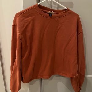 Burnt orange sweatshirt